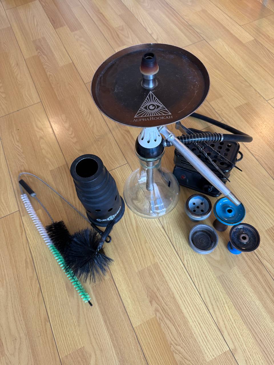 Кальян Alpha Hookah с аксессуарами