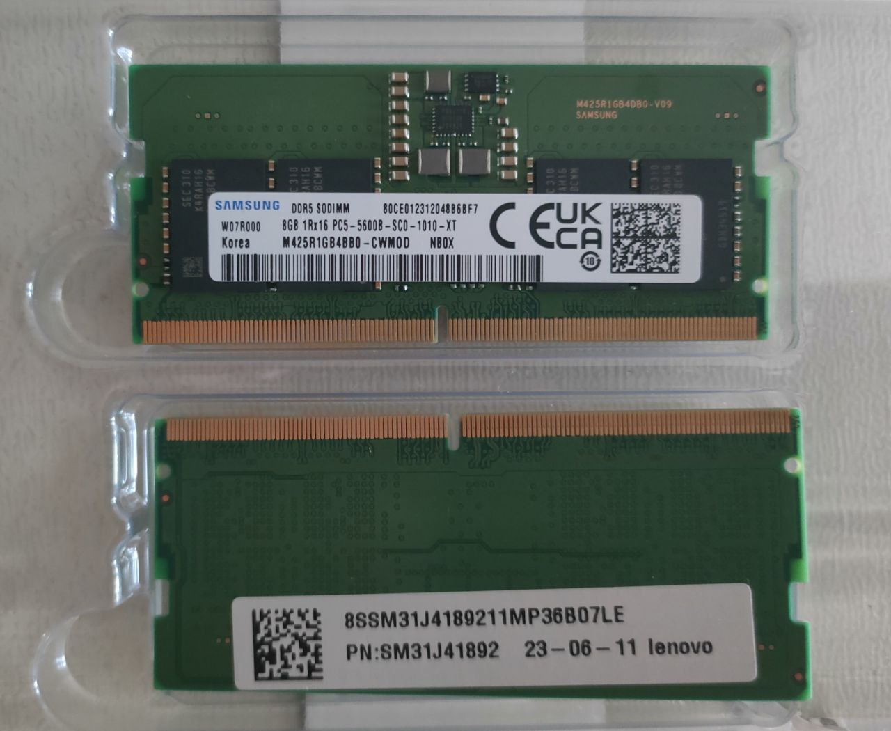Память Samsung SODIMM DDR5 2x8GB