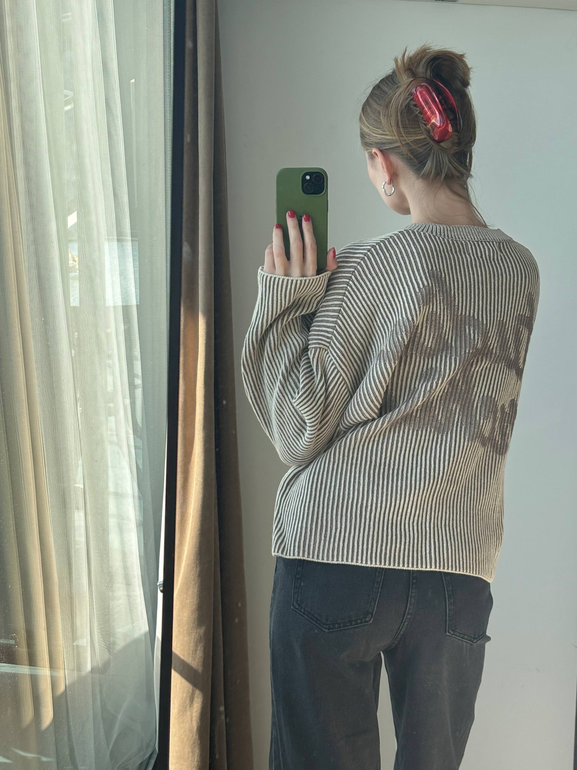 Синяя футболка (oversize)