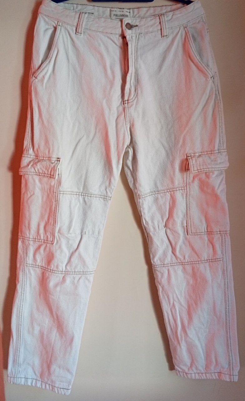 Джинсы Pull&Bear Cargo Style размера 32