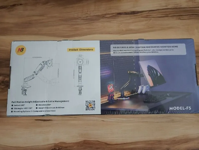 Кронштейн для монитора North Bayou (NB F80)
