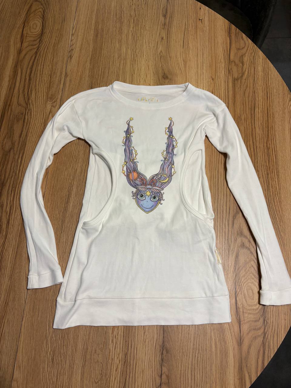 Худи белое с рисунком