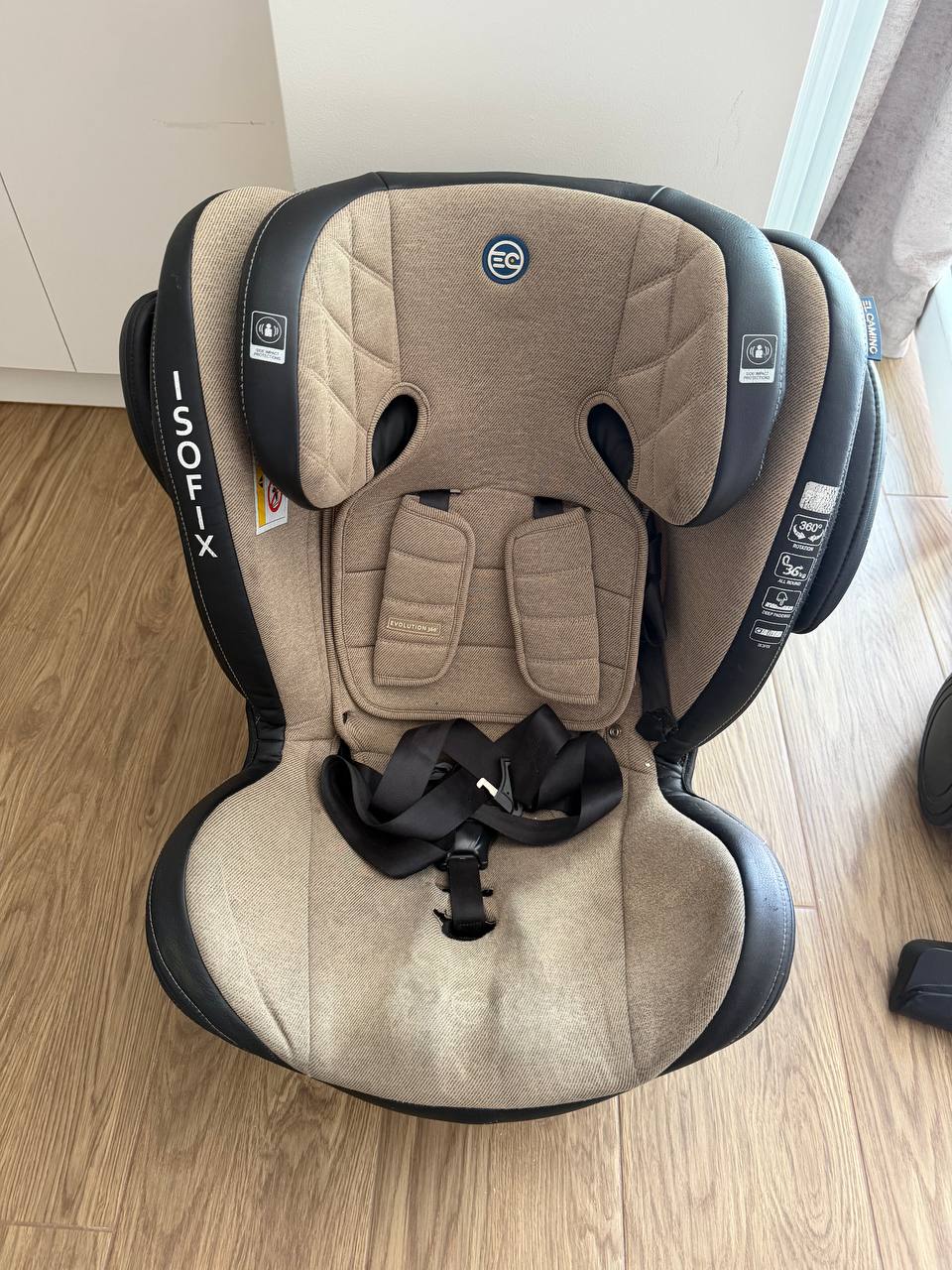 Автокресло детское 0-36 кг с ISOFIX