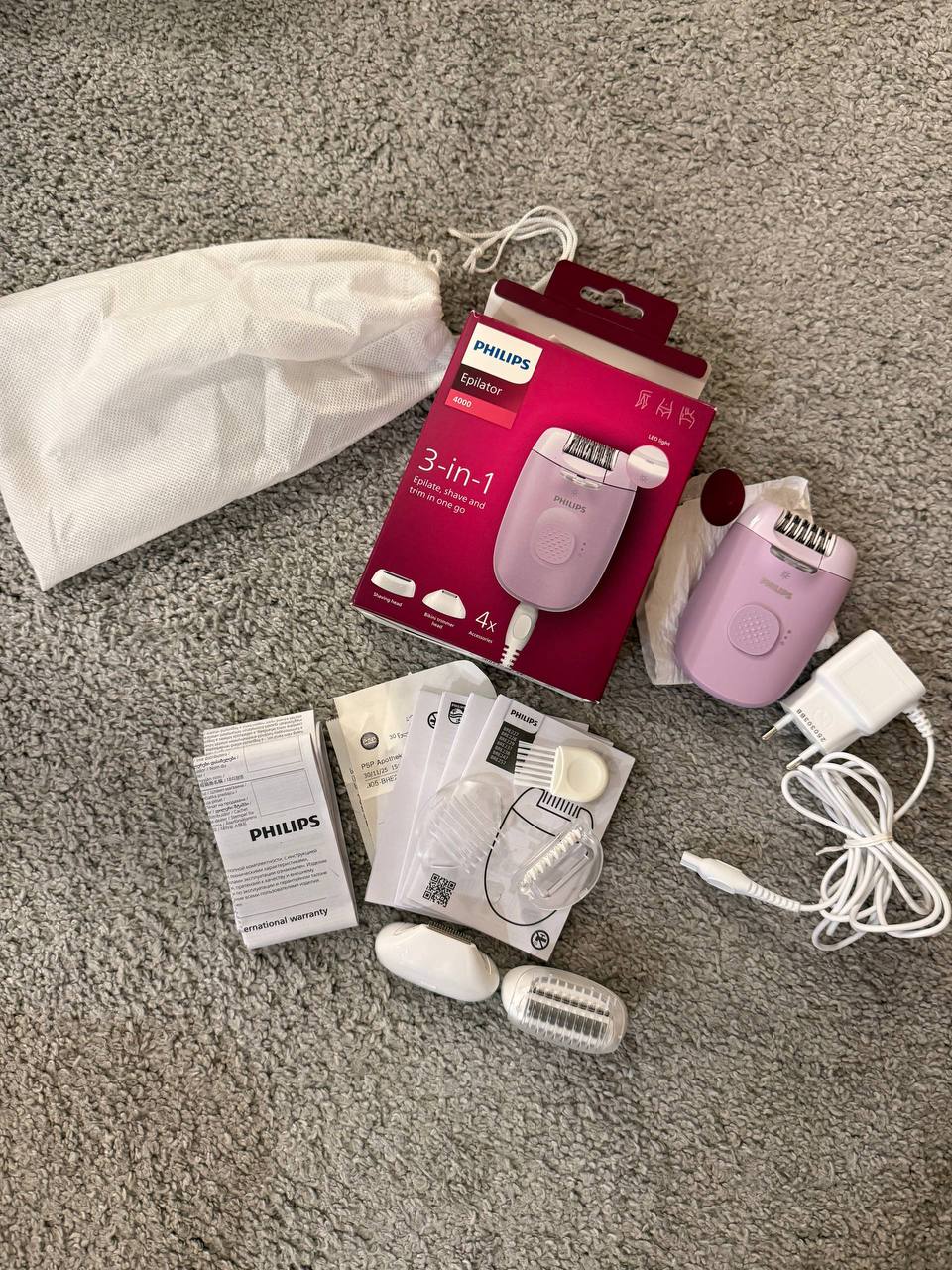 Эпилятор Philips 4000 3 в 1 BRE257/00