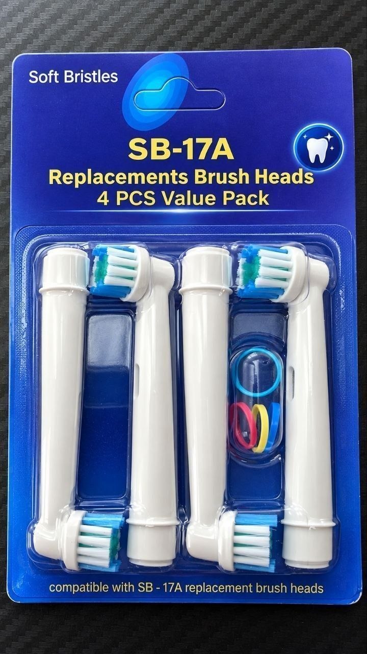 4 насадки для зубной щетки Oral-b