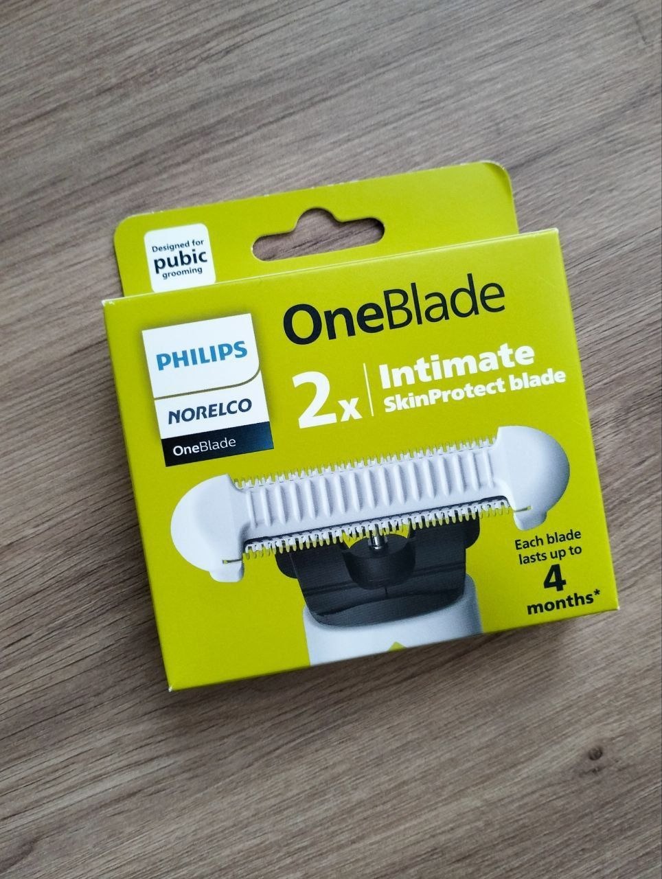 Две сменные насадки-лезвия на триммеры Philips Oneblade