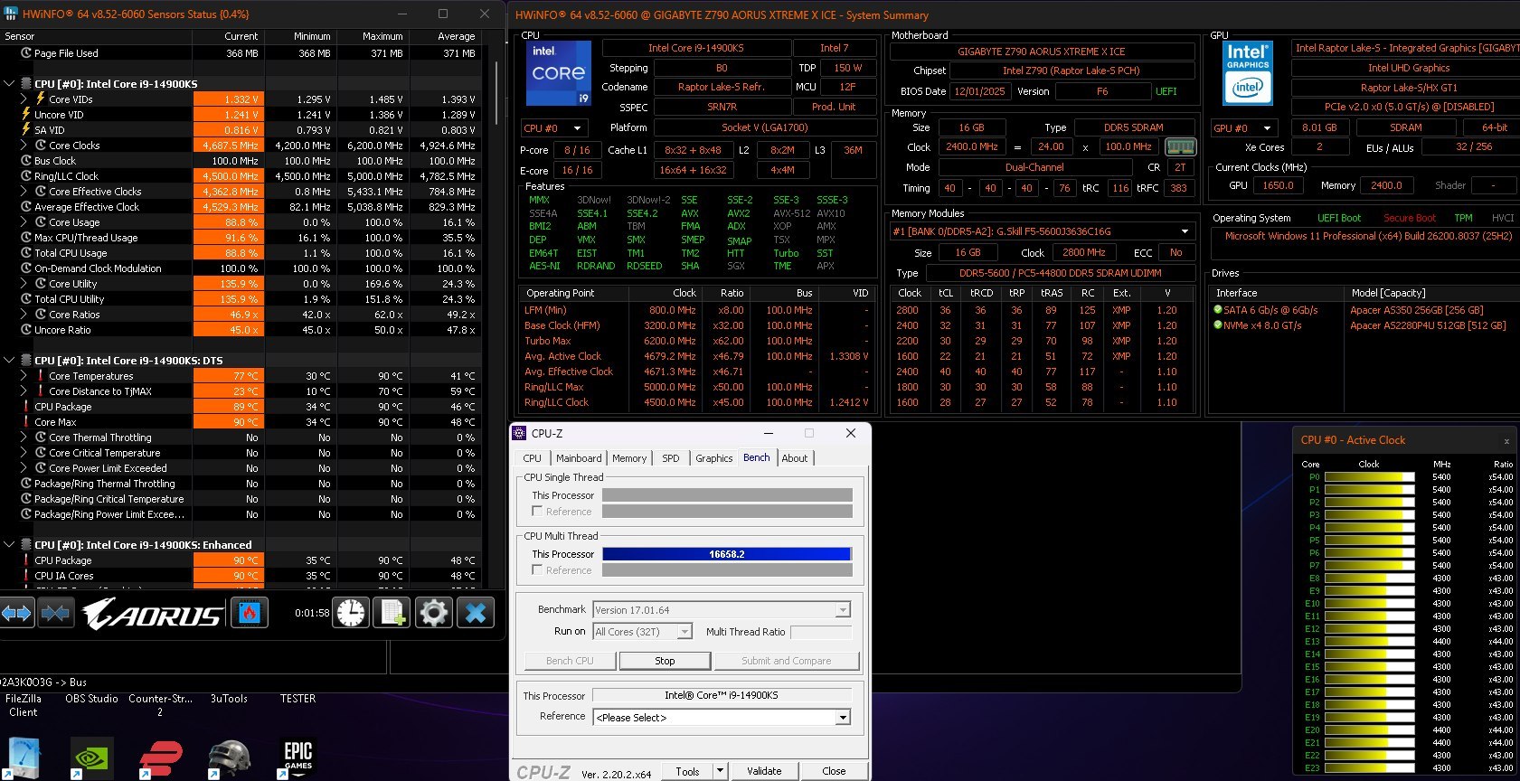 Intel Core i9-14900KS CPU