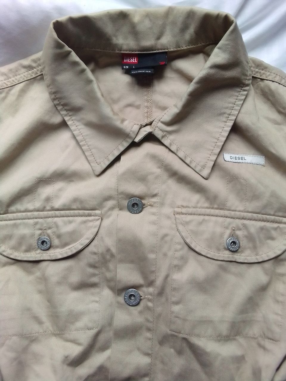 Черная атласная рубашка Benetton