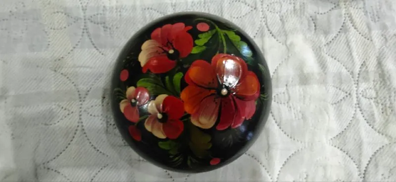 Шкатулка лаковая советская