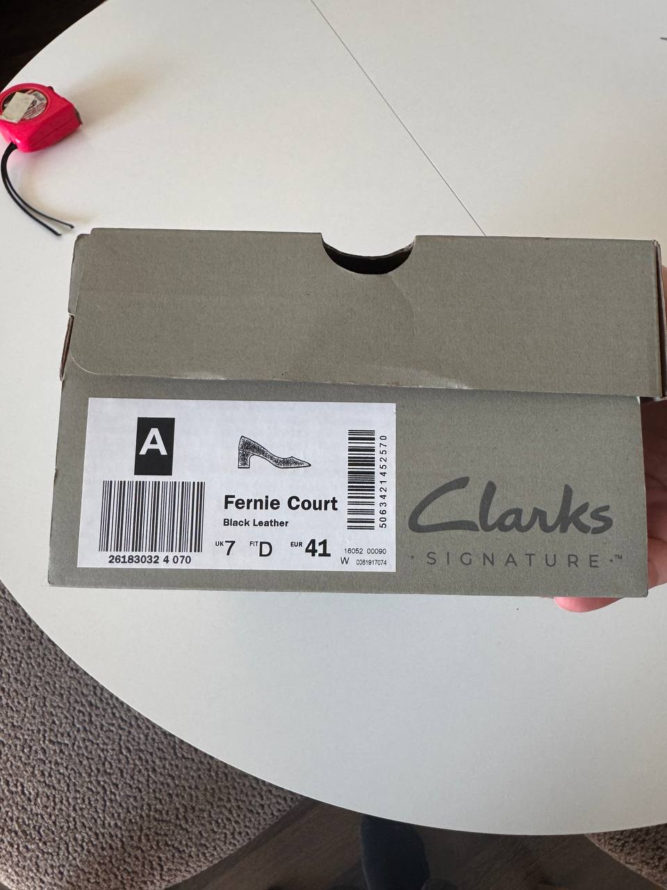 Туфли Clarks Fernie Court Black Leather