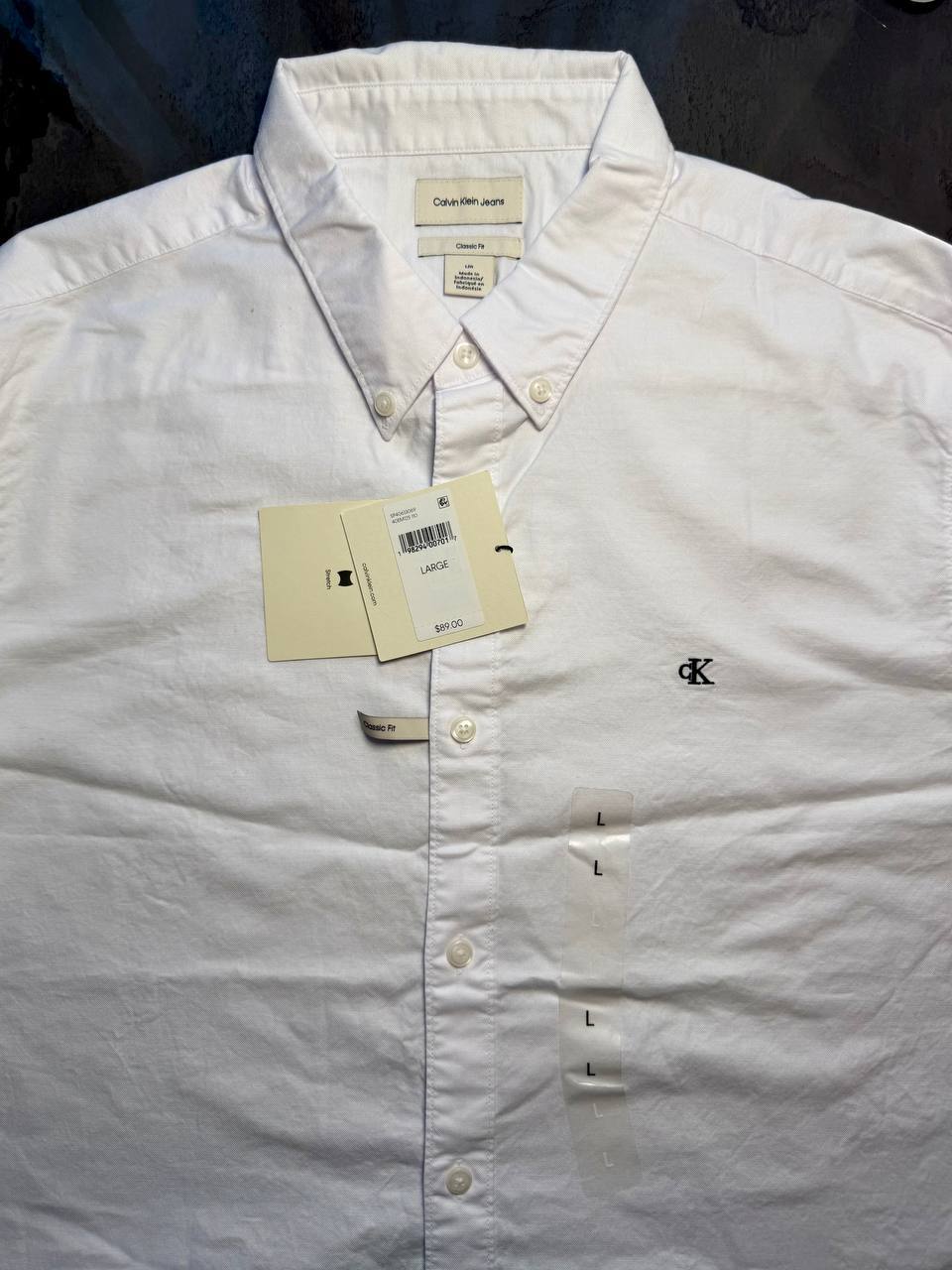 Мужская рубашка Oxford Calvin Klein, размер L