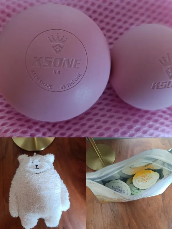 KSONE, маленьких массажных мячей, мячи для глубокого массажа тканей для ног, массаж мышц, 3 шт. 20 л