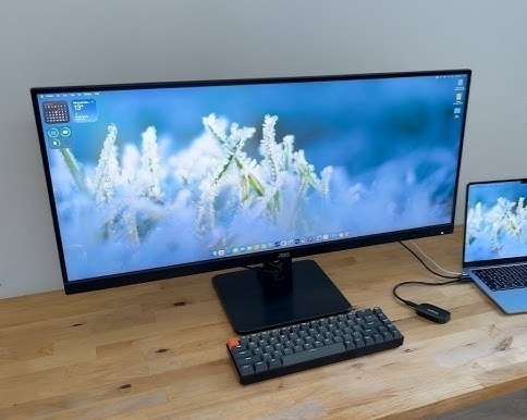 Монитор ультраширокий AOC 34" 2K 100Hz
