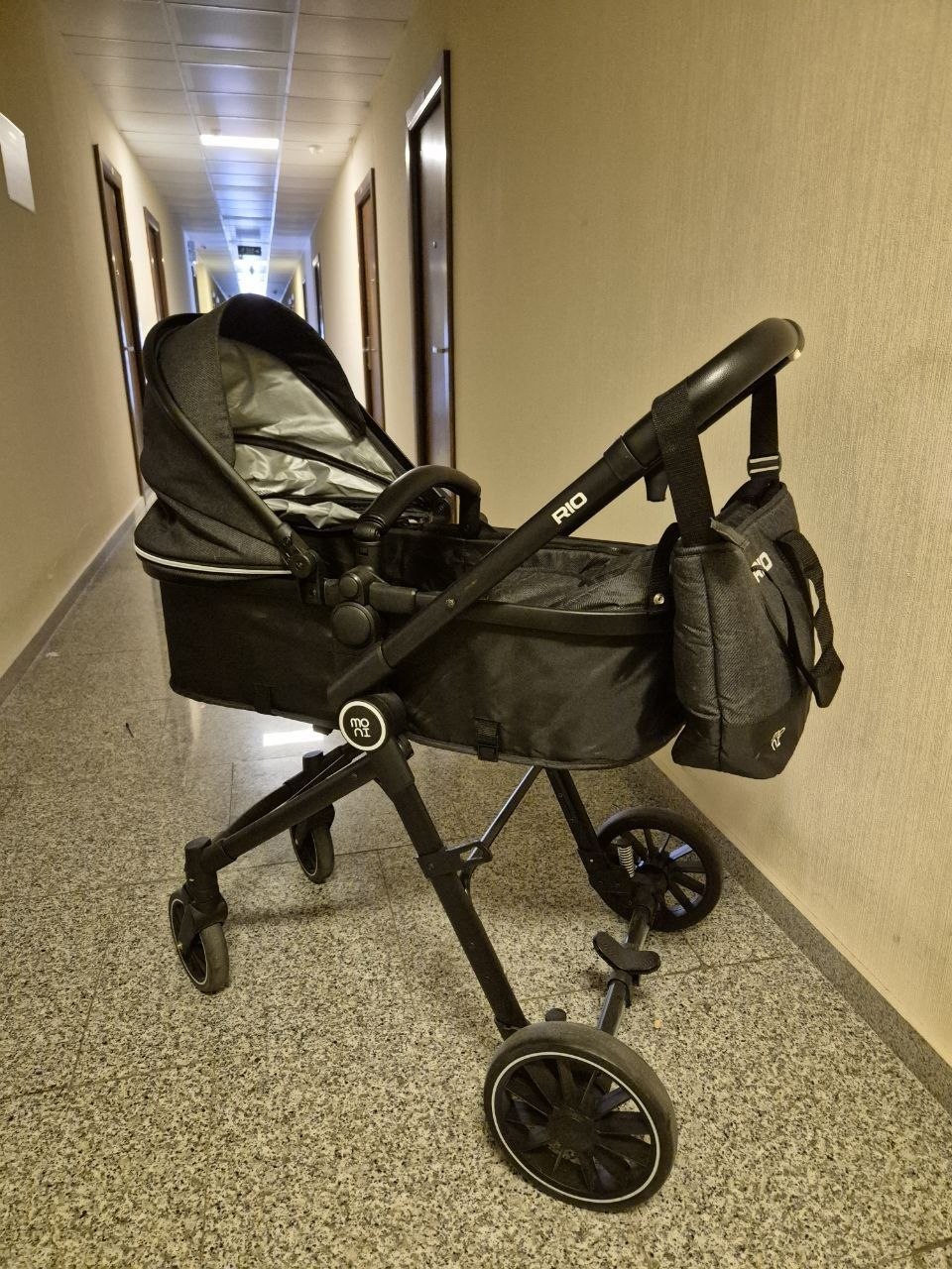 Коляска Moni 3 In 1 Set Rio Black