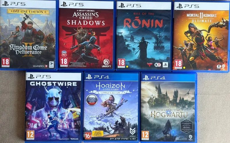 Игры PlayStation PS5/PS4 диски