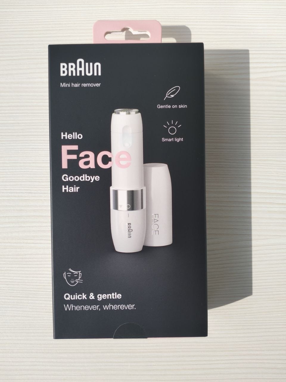 Женский мини-удалитель волос на лице Braun FS1000