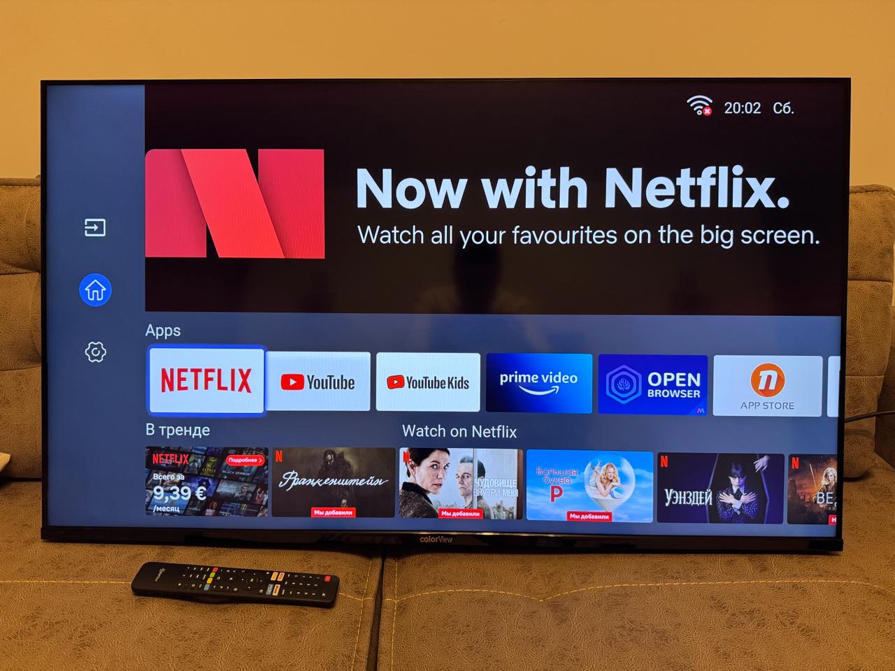 Телевизор ColorView 50" Smart TV