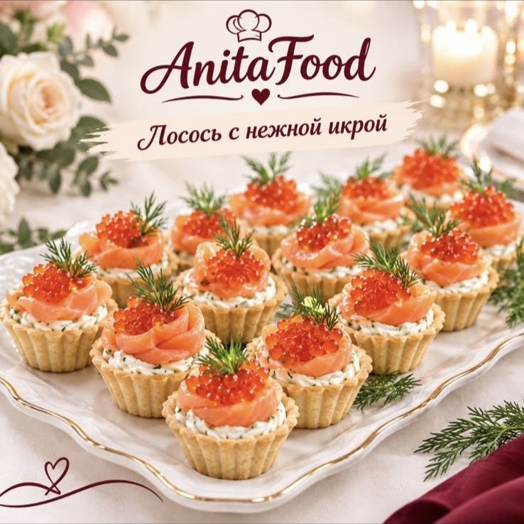 Лосось с икрой
