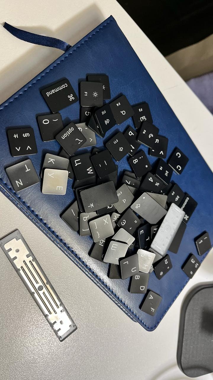 Русские кнопки (кейкапы) для MacBook