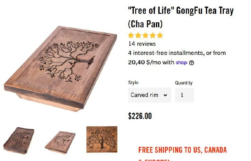 Чайная доска Чабань Tree of Life