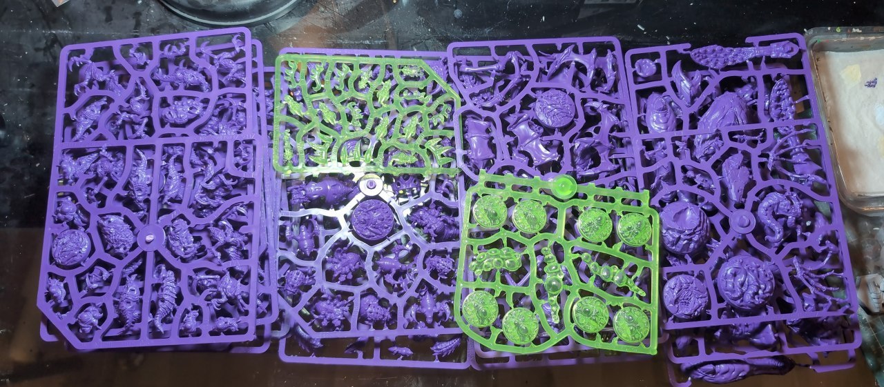 литники зергов для StarCraft Tabletop Miniatures Game