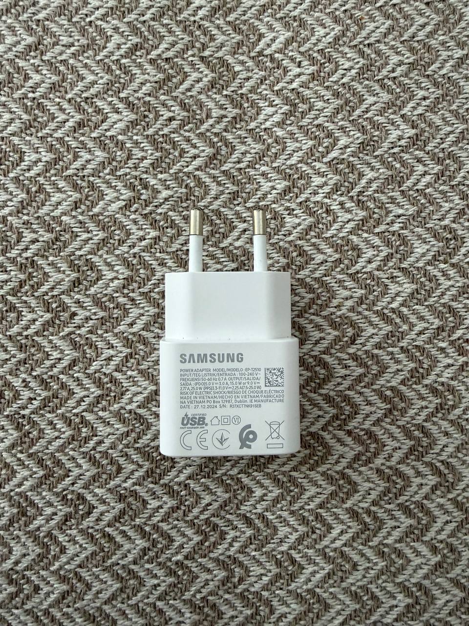 Зарядный блок Samsung 25W