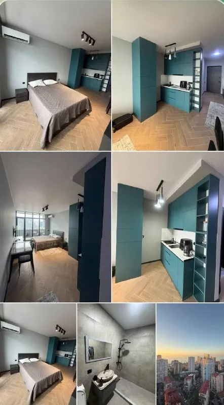 Студия 33 м²