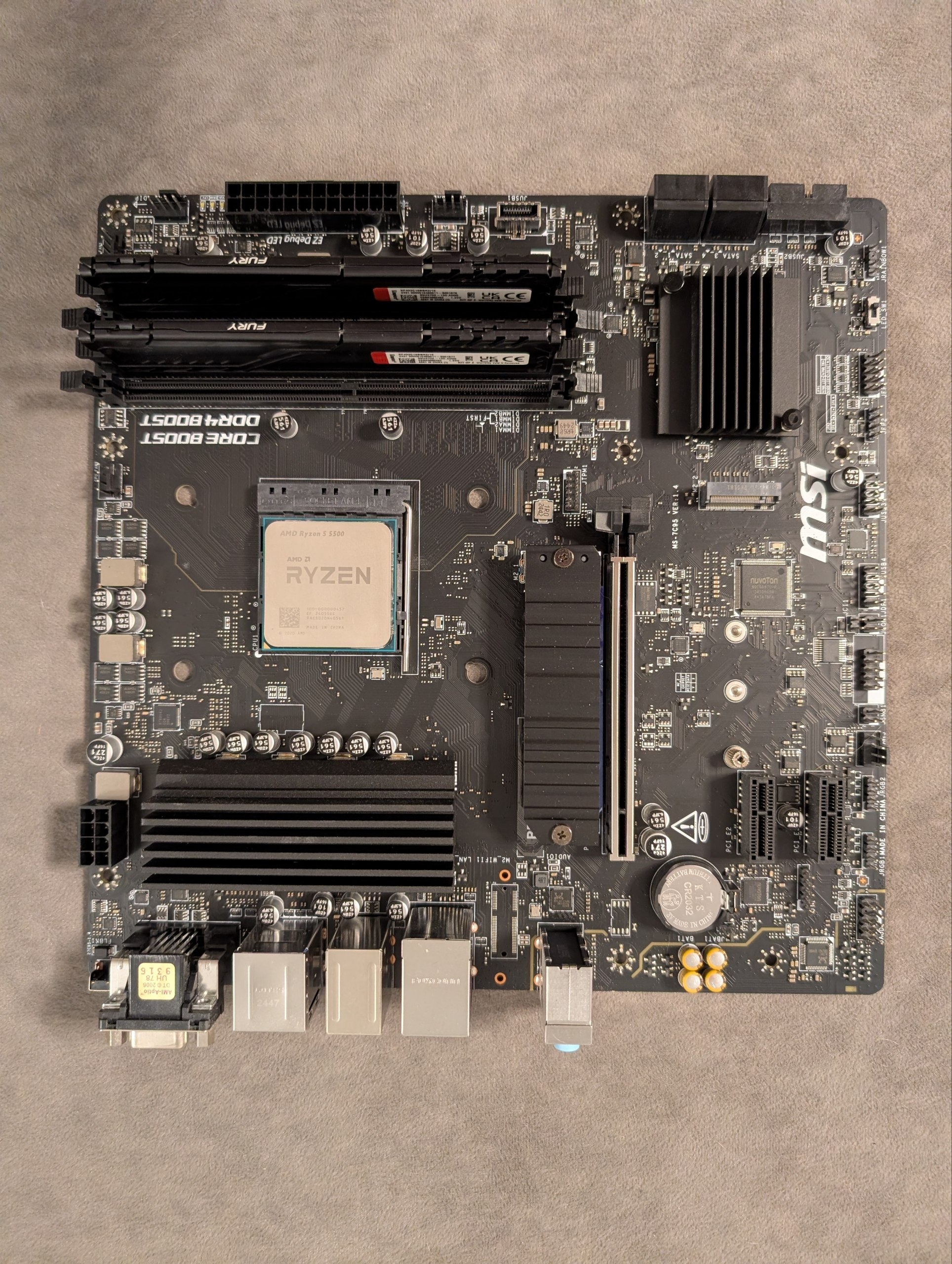 Комплект для AM4 (Ryzen 5 5500
