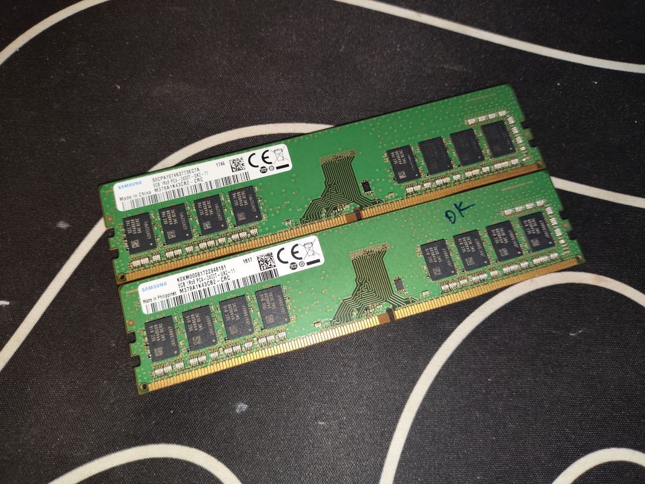 8gb x 2 (ddr4) от samsung