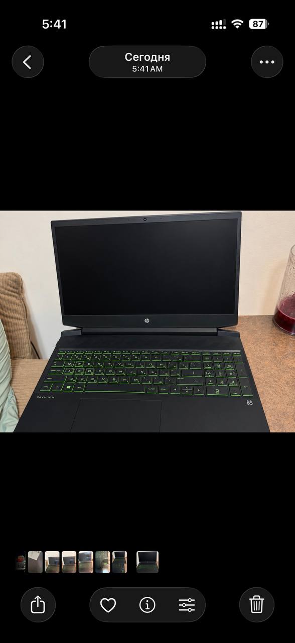 Ноутбук HP Pavilion Ryzen 5 / GTX 1650 / SSD 500 ГБ