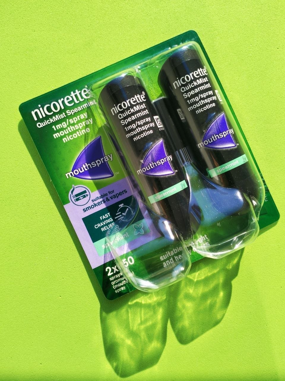 Никотиновый спрей Nicorette QuickMist 300 доз