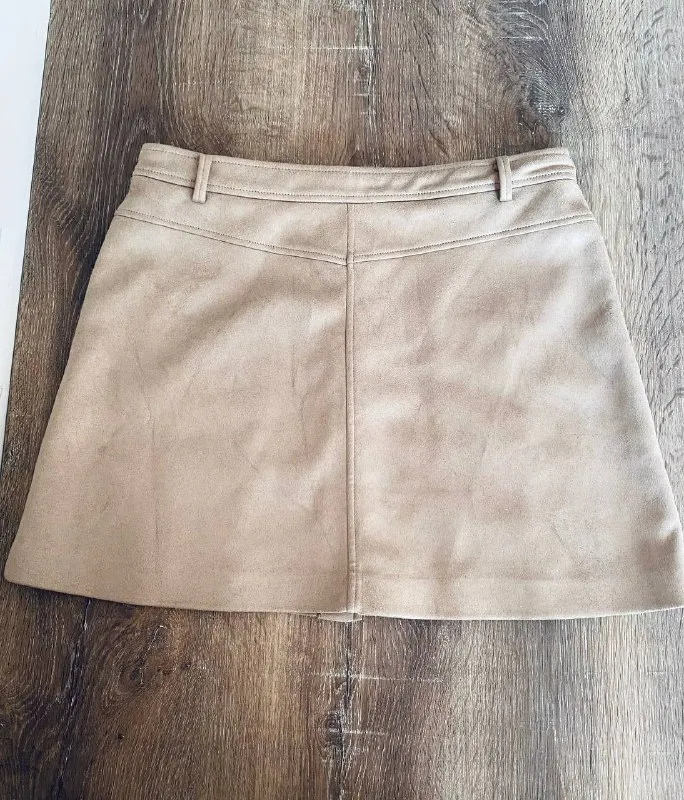Юбка Zara замшевая, размер L