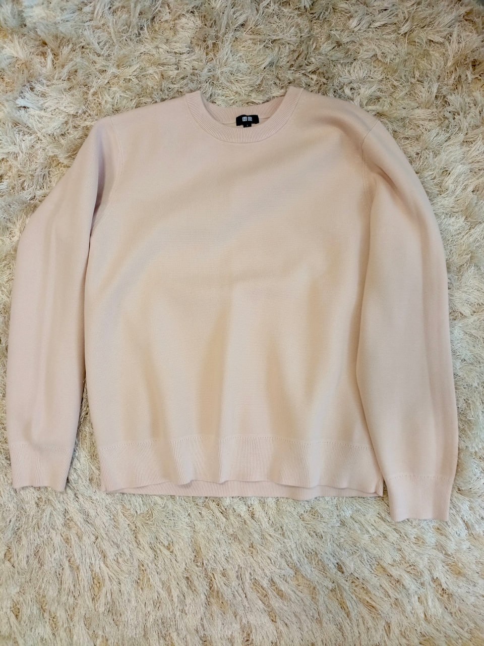 Uniqlo свитшот Washable Milano Ribbed Sweater размер L