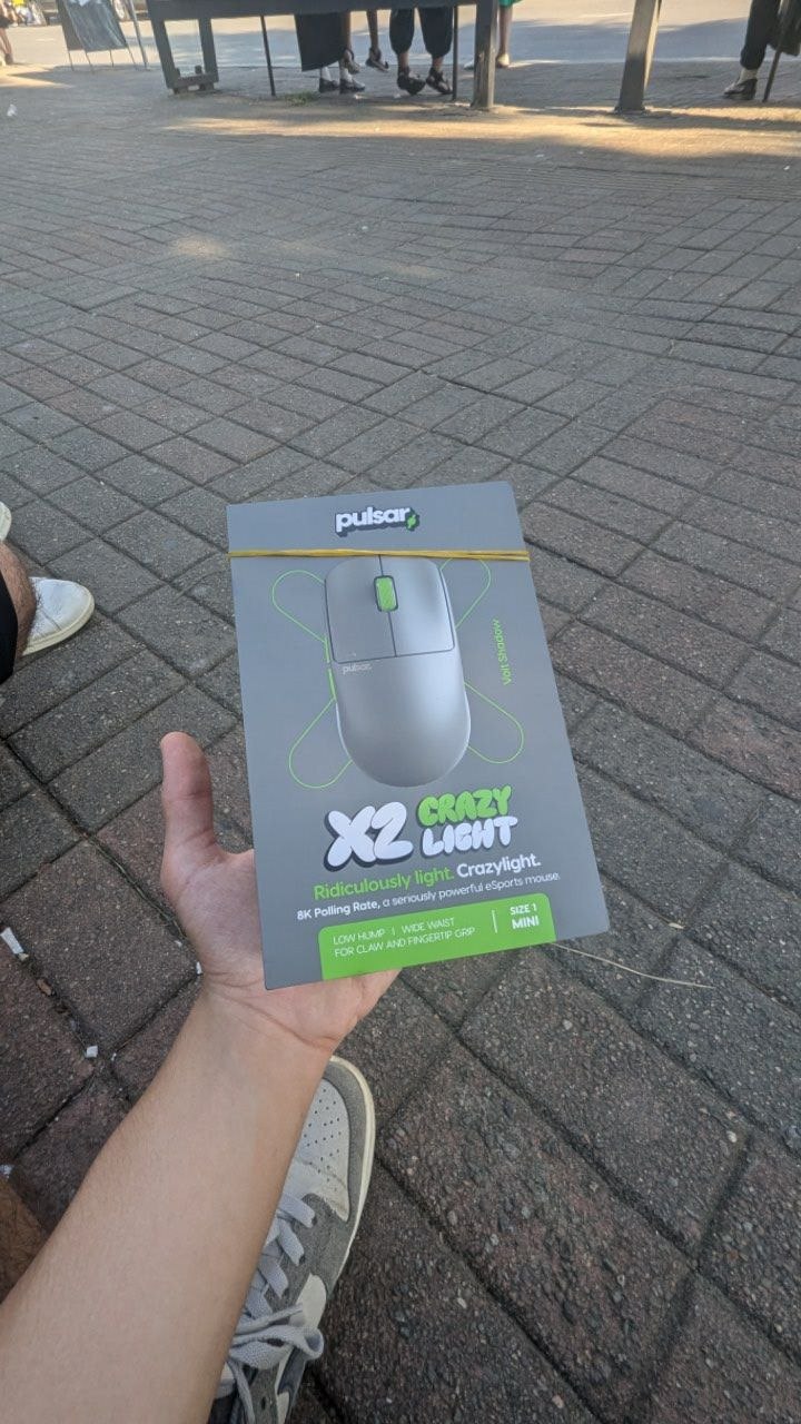 Мышь Pulsar X2 Crazylight Mini