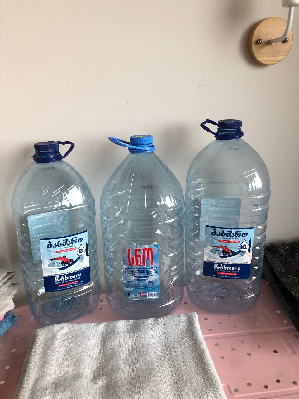 Бутыли для воды 10, 8, 5 литров
