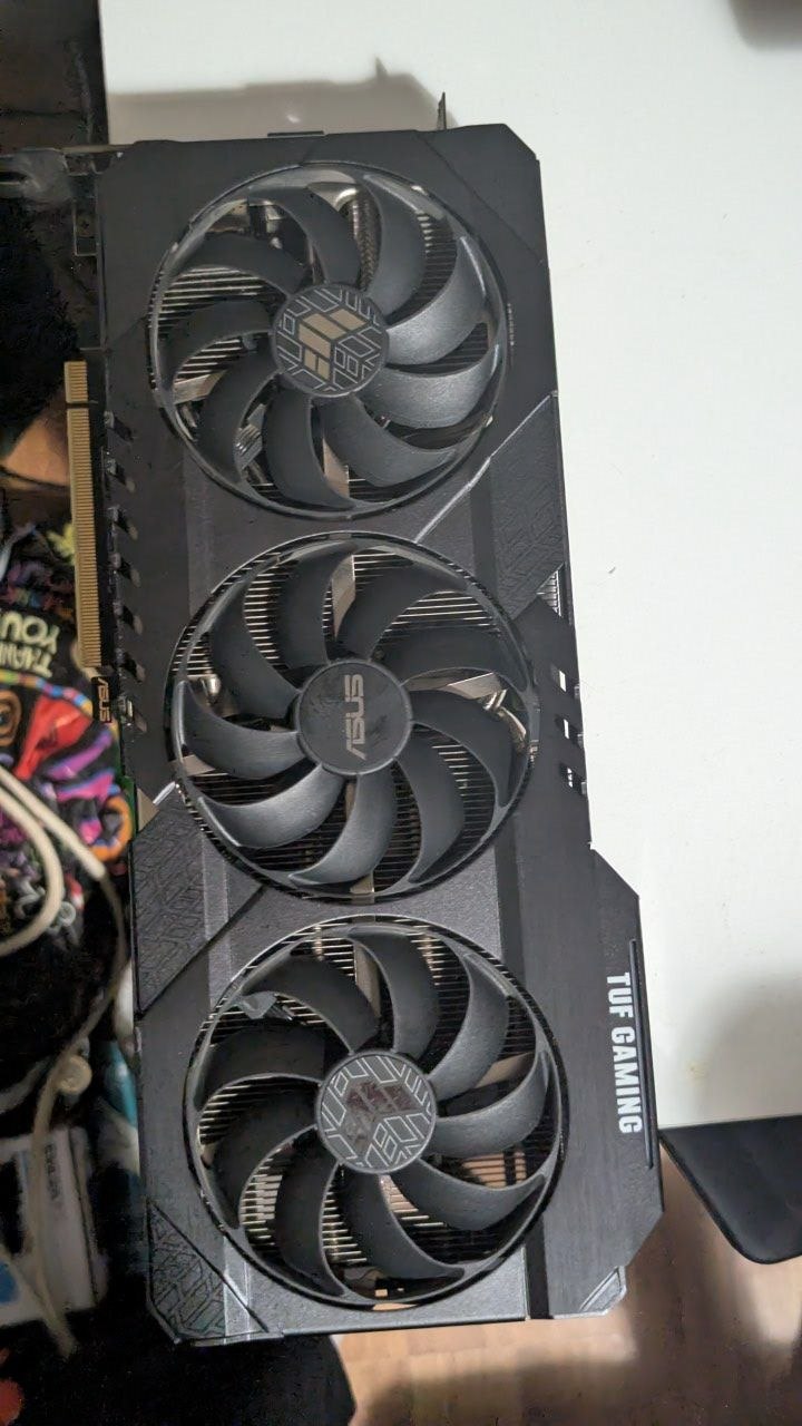 Видеокарта rtx 3070 Asus tuf есть коробка