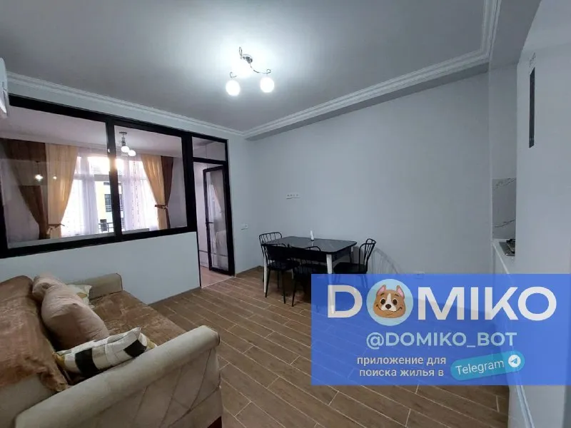 Студия 35 м² с центральным отоплением и кондиционером, расположена на пятом этаже из тринадцати