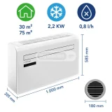 Настенный кондиционер Trotec PAC-W 2200 S WiFi (photo 3)
