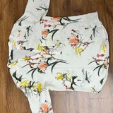 Блузка Zara Basic с цветочным принтом (photo 1)