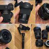 Камера Sony A6300 с объективами и стабилизатором Zhiyun Crane (photo 1)