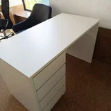 Поворотное кресло из кожи с подставкой для ног (photo 1)