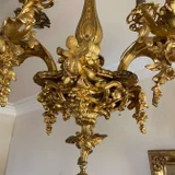Бронзовая антикварная люстра (photo 2)