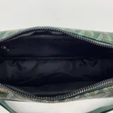 Сумка через плечо мужская/женская Goyard зеленая новая (photo 7)