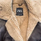 Дубленка Zara из еко кожи XS, подойдет на S (photo 6)