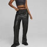 Спортивные женские брюки Puma из эко-кожи, размер XL (photo 2)