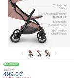Детская коляска KikkaBoo Cloe Pink 2023 (photo 4)