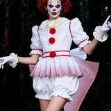 костюм клоуна + парик на хэллоуин. Надевался один раз. (photo 2)