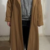 шикарное пальто-халат в отличном состоянии (размер L, oversize (photo 2)