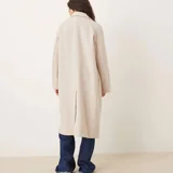 ASOS DESIGN светло-бежевое пальто (photo 2)