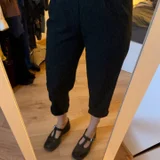 Идеальные черный брюки comme des garcons (оригинал), 100% шерсть, размер S/XS (photo 1)